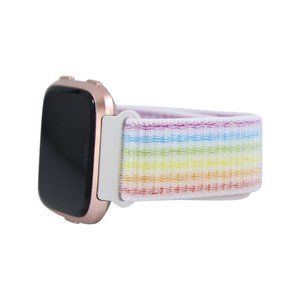Nylon Sport Bands for Fitbit Versa 1,2, & Lite - #6 Rainbow 1